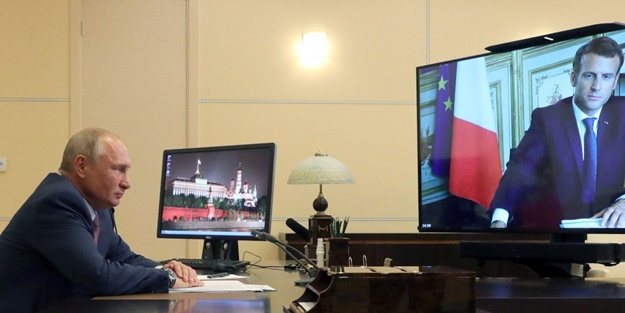 Putin ve Macron'dan Libya çağrısı