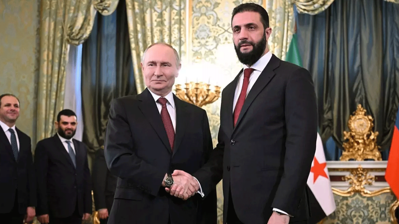 Putin ve Şara bir araya geldi! Moskova'da kritik görüşme