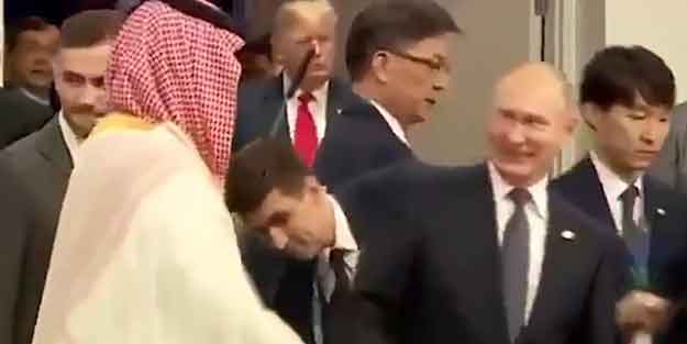 Putin ve Selman arasında dikkat çeken selamlaşma