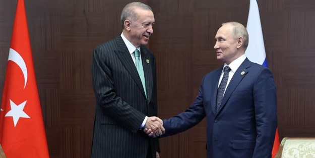Putin'den Başkan Erdoğan'a teşekkür: Kendisine minnettarız