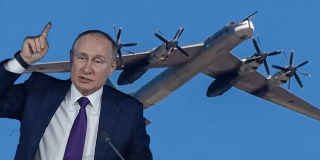 Putin'den gözdağı: Bombardıman uçağı havalandı