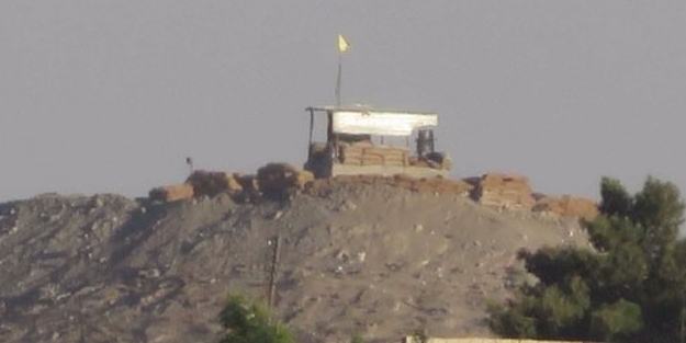 PYD oraya mevzi kurdu!
