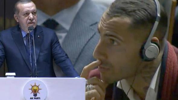 Quaresma, Erdoğan'ı böyle dinledi