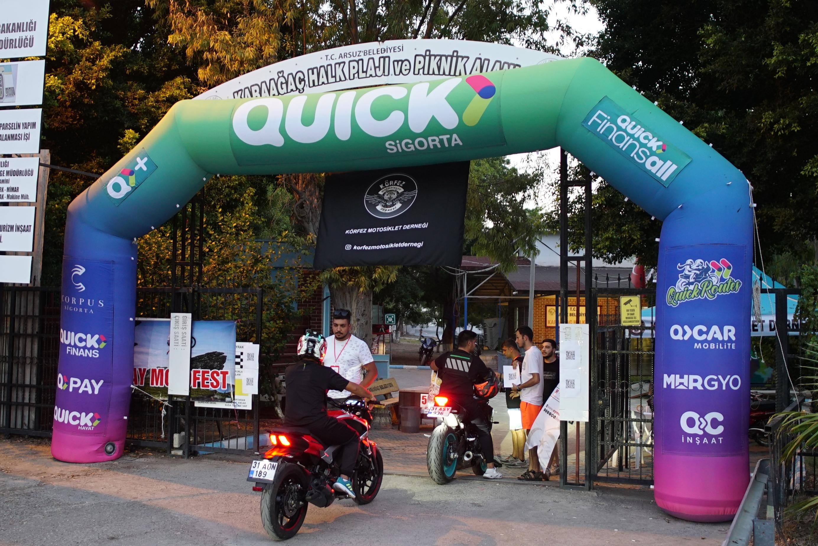 Quick Sigorta Umudun ve Dayanışmanın Festivali Hatay Motofest’teydi