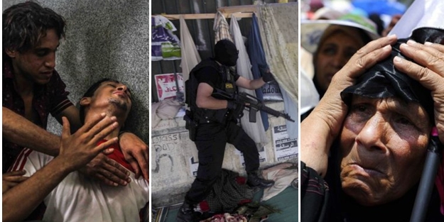 Rabia katliamından acı kareler