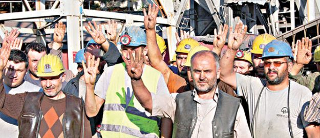 Rabia selamıyla madene indiler