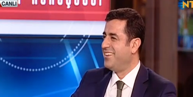 Demirtaş canlı yayında zor anlar yaşadı