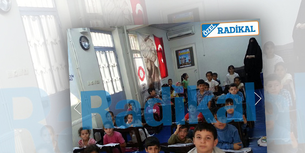 Radikal'den çarşaflı öğretmen hazımsızlığı