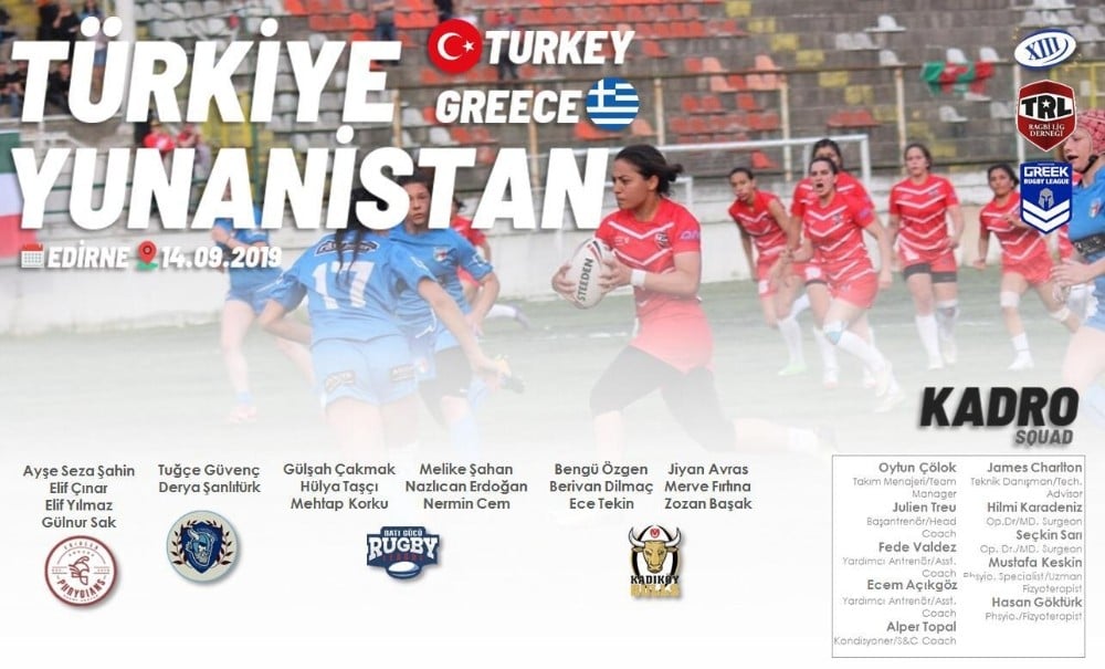 Ragbi Lig Milli Erkek ve Kadın Takımları Yunanistan maçlarına hazır 