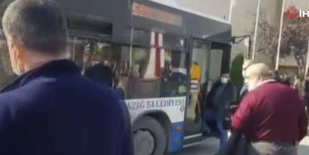 Rahatsızlanan kadın belediye otobüsü ile hastaneye ulaştırıldı