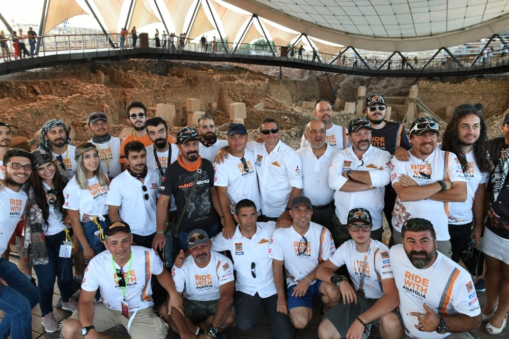 Ralliciler Göbeklitepe’ye hayran kaldı 