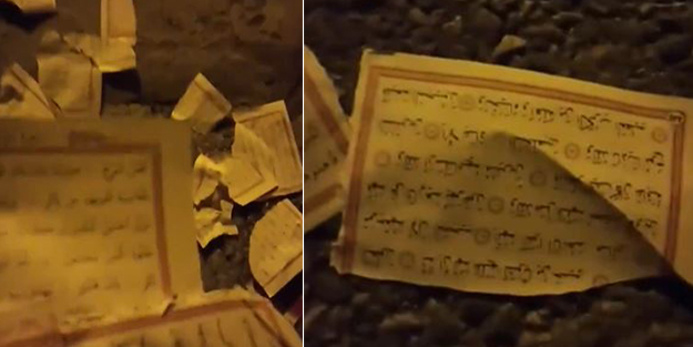 Ramazan öncesi Mersin'de provokasyon! Kur'an-ı Kerim'i yırtıp sokağa attı