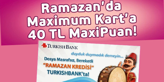 Ramazan'da şeytanlar bağlı bankalar serbest
