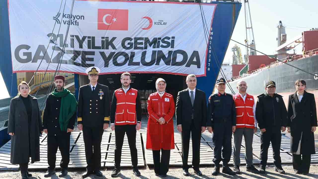 Ramazan’ın ilk günü yola çıktı: Türk Kızılay’dan Gazze’ye iyilik gemisi