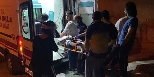 Rampa yukarı çıkarken motosikletten düştü