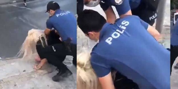 Rana Batı isimli kadının tekme attığı polisler hakkında yeni karar
