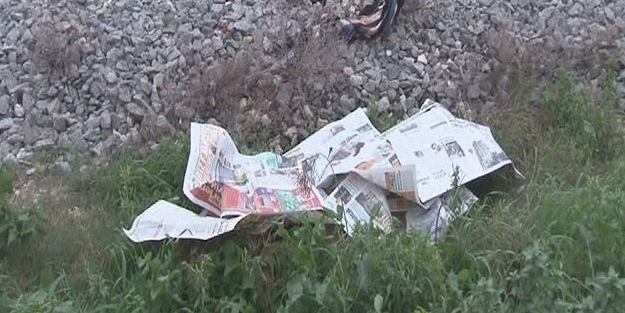 Rayların üzerinde alkol alırken tren çarptı!