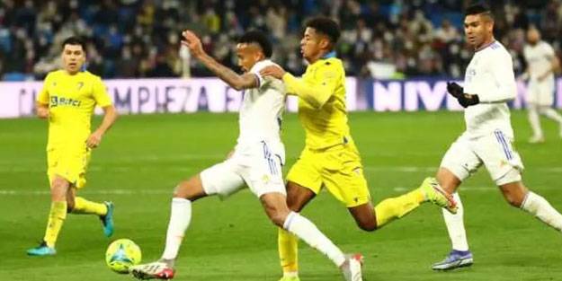 Real Madrid, Cadiz lle golsüz berabere kaldı