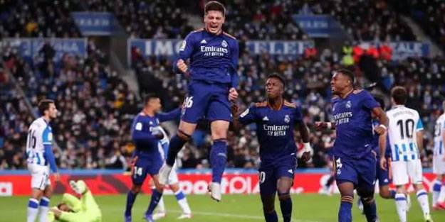 Real Madrid, deplasmanda Sociedad'ı devirdi