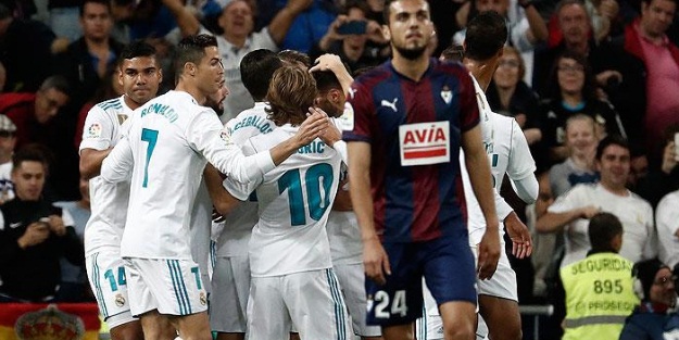 Real Madrid evinde kazandı