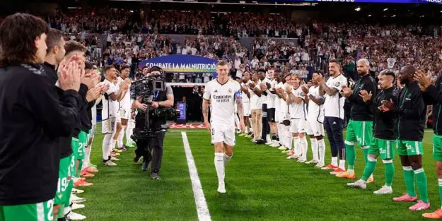 Real Madrid ve Real Betis arasındaki karşılaşmada duygusal anlar