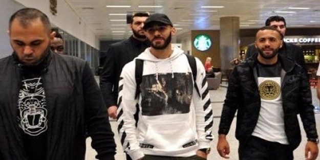 Real Madridli Karim Benzema İstanbul'da!