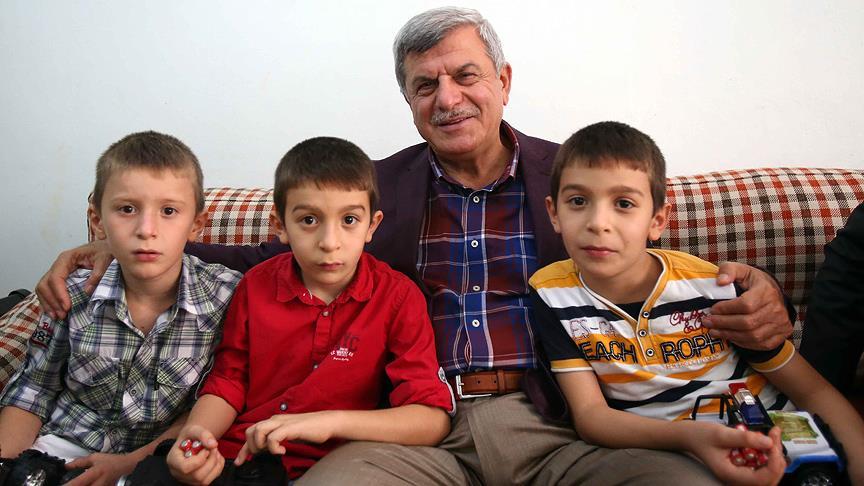 Recep, Tayyip, Erdoğan adlı üçüzler 7 yaşındalar