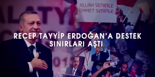Recep Tayyip Erdoğan'a destek sınırları aştı!