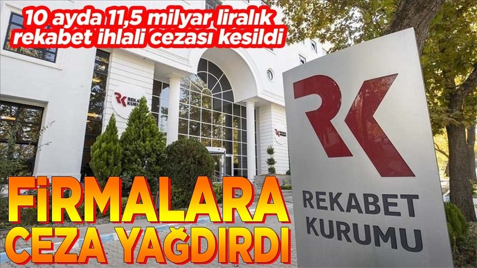 Rekabet Kurumu firmalara ceza yağdırdı