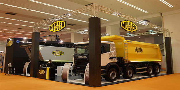 Meiller damperler tanıtımda tam gaz