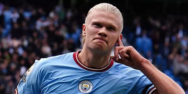 Rekor kıran Haaland'a dayaklı kutlama