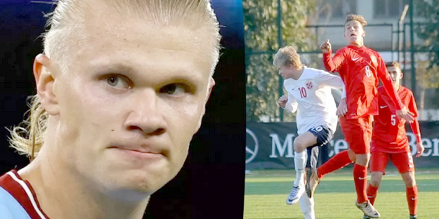 Rekorları altüst eden Haaland İzmir'de maça çıkmış!