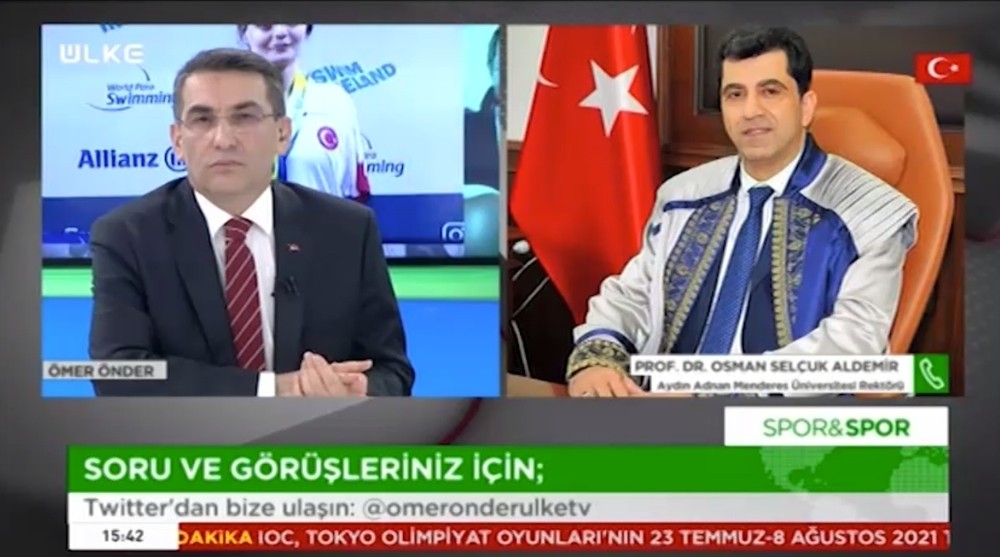 Rektör Aldemir; “Bulaşma riski yüksek olan virüse karşı evde kalınmalı” 