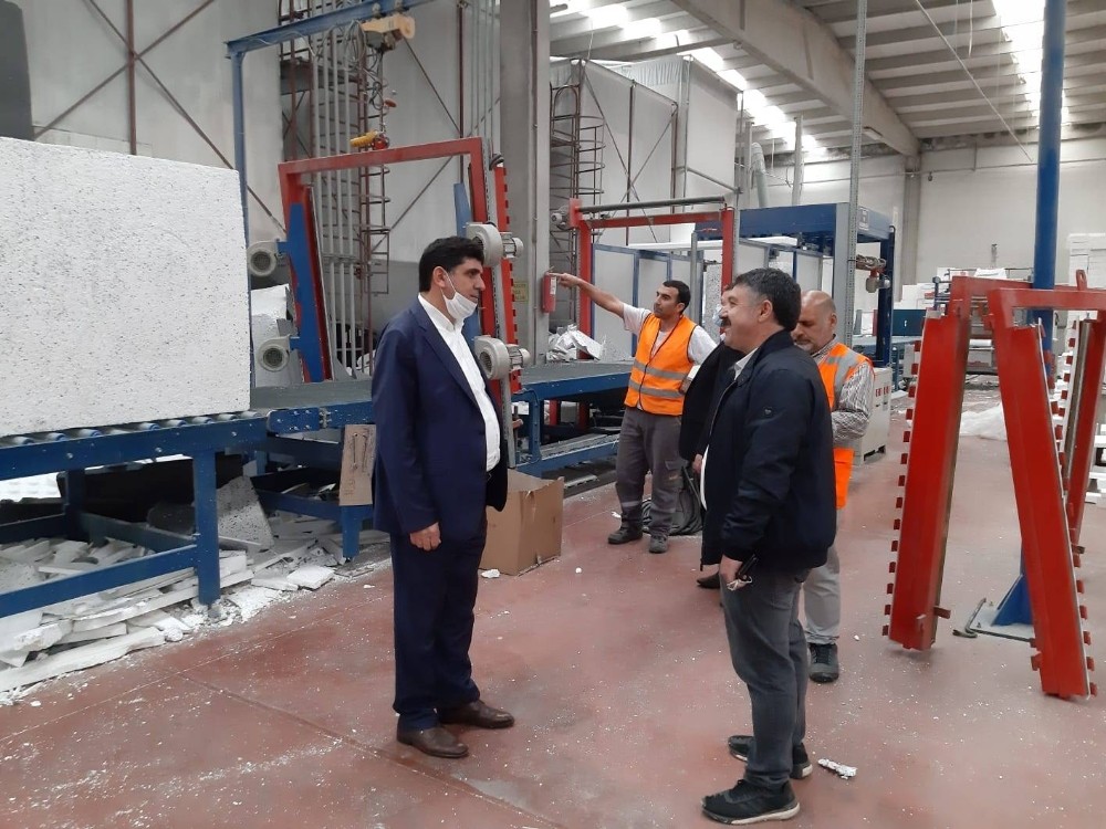 Rektör Alma’dan iki işletmeye ziyaret 