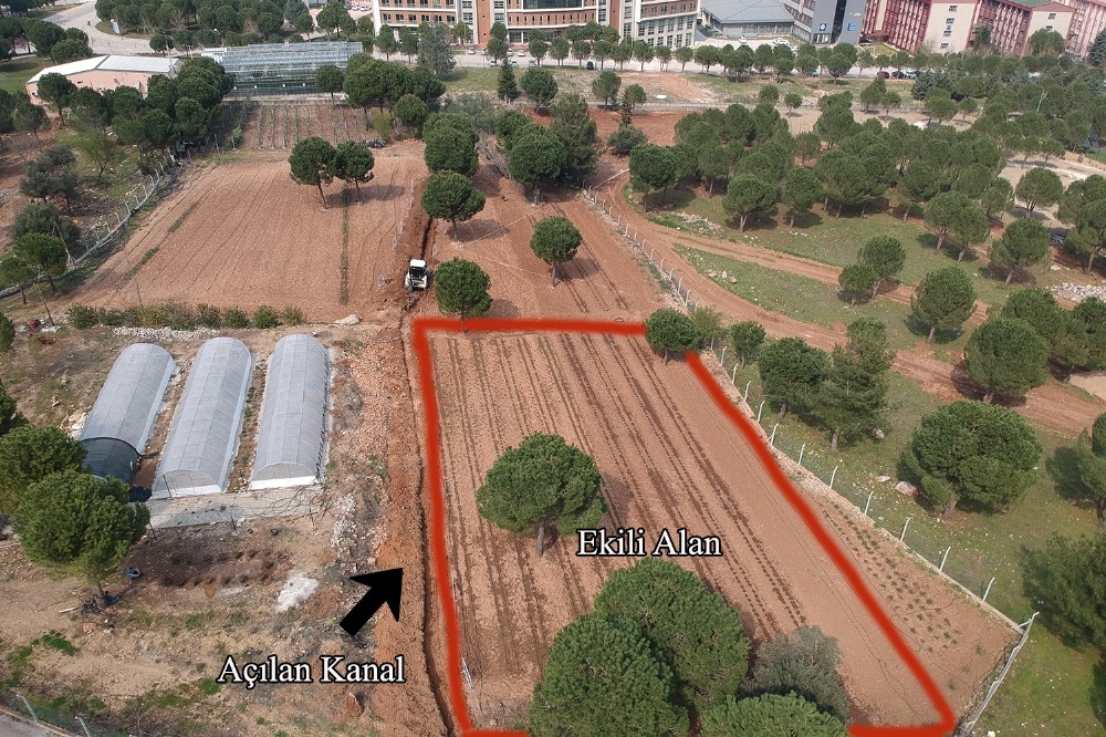 Rektör Bağ’dan BİYOM arazisinde yapılan alt yapı çalışmalarıyla ilgili açıklama: 