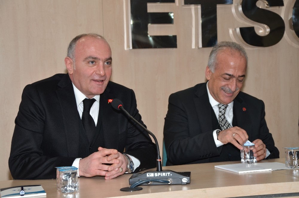 Rektör Çomaklı ETSO Meclisi’ne konuk oldu 