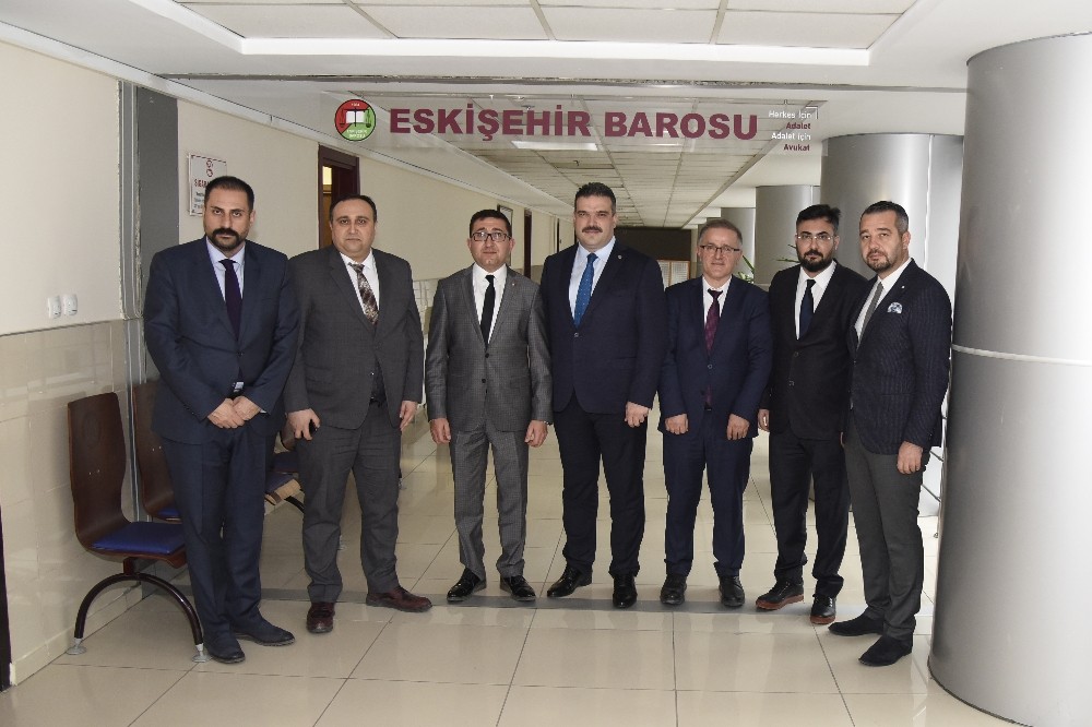 Rektör Çomaklı’dan Eskişehir Baro Başkanı Av. Mustafa Elagöz’e ziyaret 