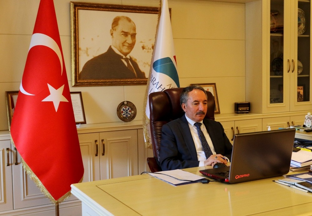 Rektör Karabulut, YÖK Başkanı Saraç’ın başkanlığında toplantıya katıldı 