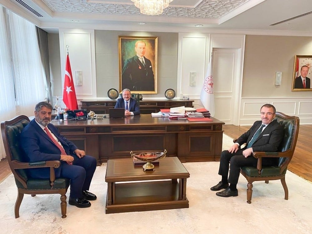 Rektör Polat’tan, Sağlık Bakanlığı’na ziyaret 