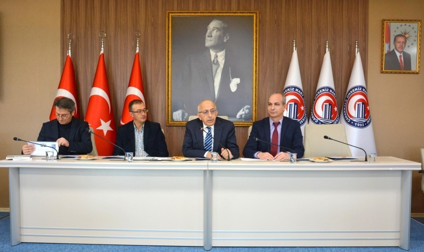 Rektör Prof. Dr. Sedat Murat dergi editörleriyle bir araya geldi 