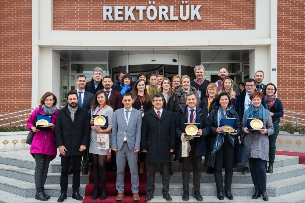 Rektör Taş, Erasmus misafirlerini ağırladı 