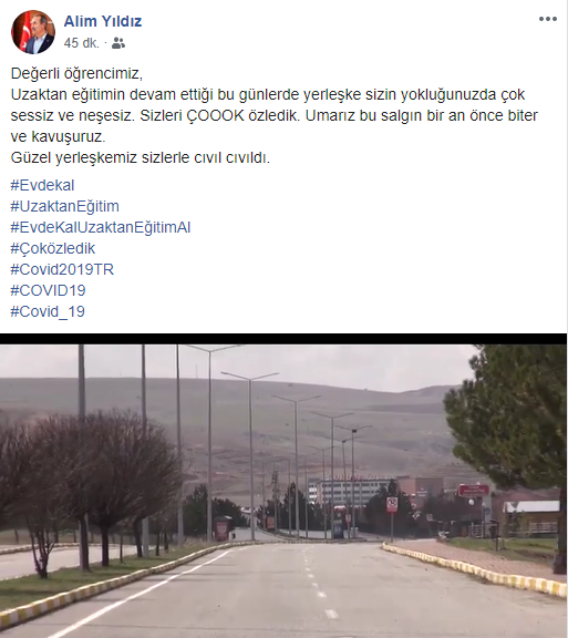 Rektörden tebessüm ettiren 