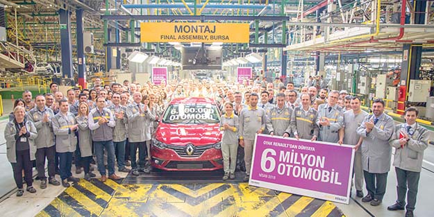 Renault'ta 6 milyon sevinci