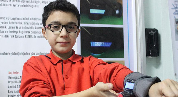 Renk körleri için 'renk tonu bulucu' cihaz geliştirdiler