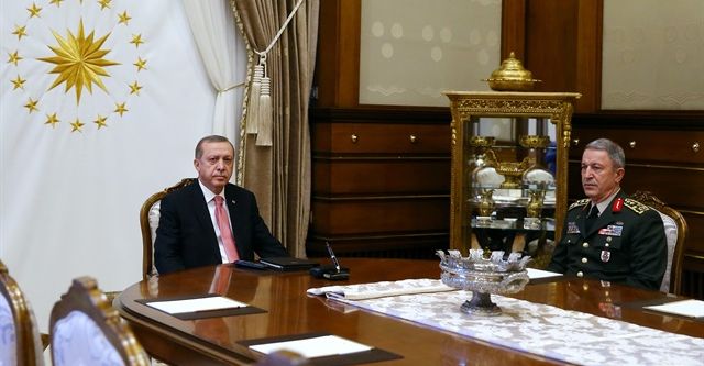 Cumhurbaşkanı Erdoğan, Hulusi Akar’ı kabul etti