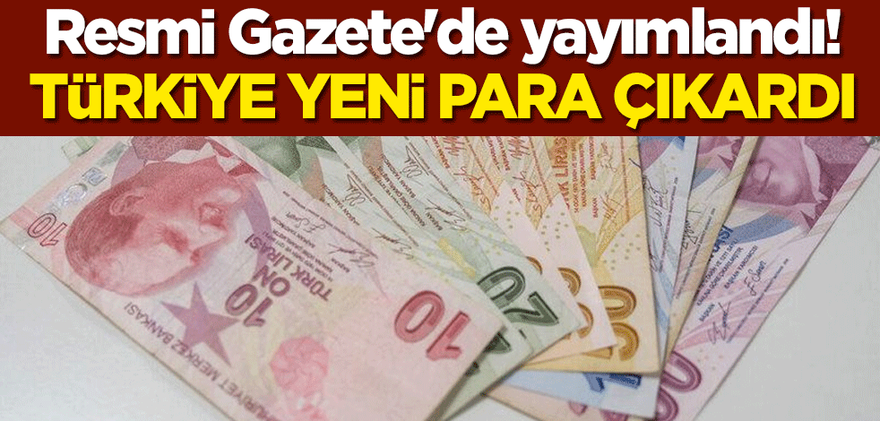 Resmi Gazete'de yayımlandı! Türkiye yeni para çıkardı