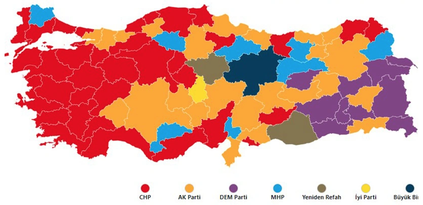 Resmi olmayan sonuçlara göre 6 ilde kılpayı