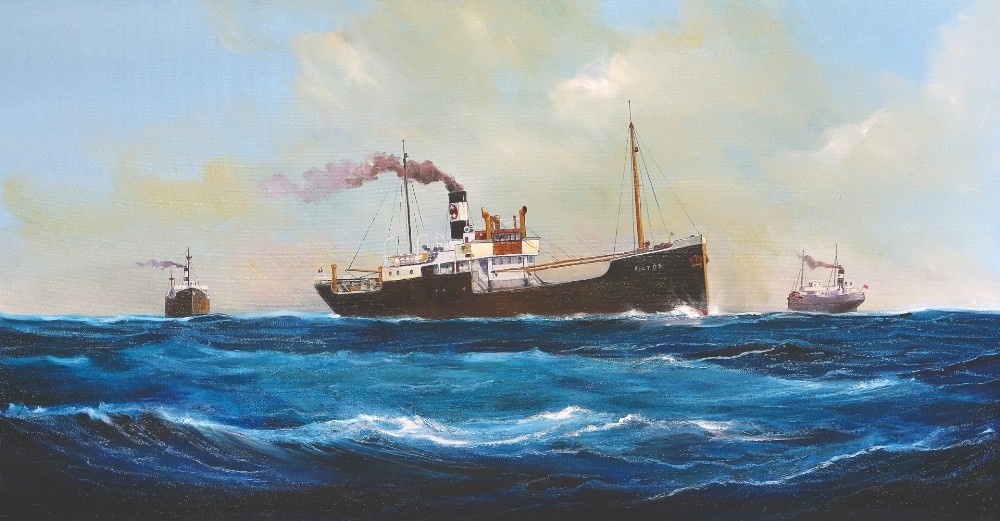 Ressam Haslet Soyöz’den yeni sergi: ‘Türk Armatörlerinin Buharlı Gemileri’ 