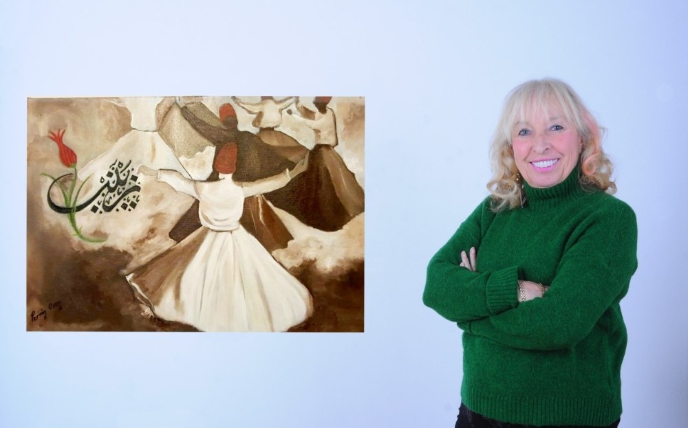 Ressam Pervin Özen’in sergisinin geliri şehit ailelerine bağışlanacak 