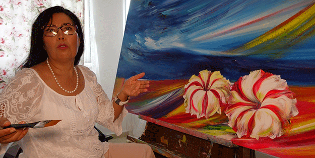 Ressam şoka uğradı! Sosyal medyada başına bakın ne geldi